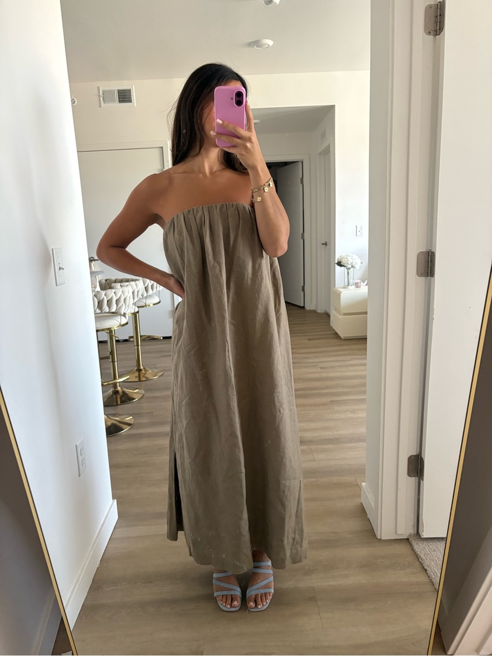 Aritzia Wilfred Fitzgerald Linen Dress